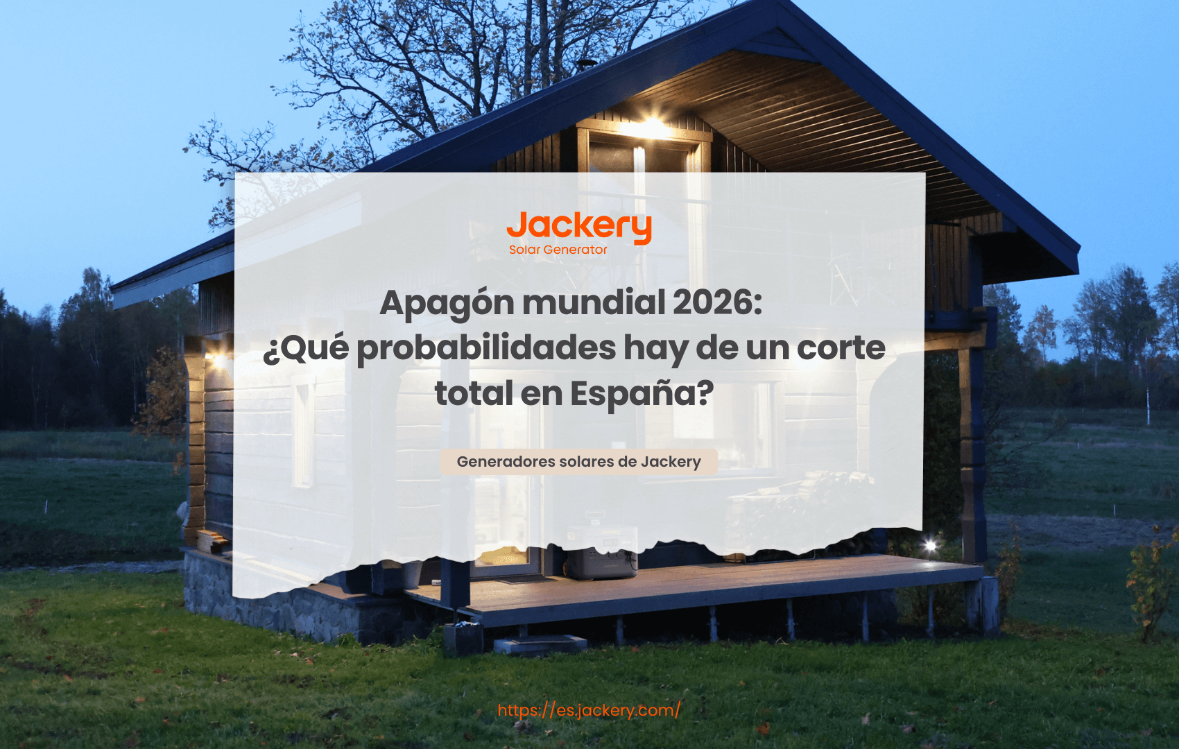 Apagón Mundial 2026: ¿Qué probabilidades hay de un corte total en España?