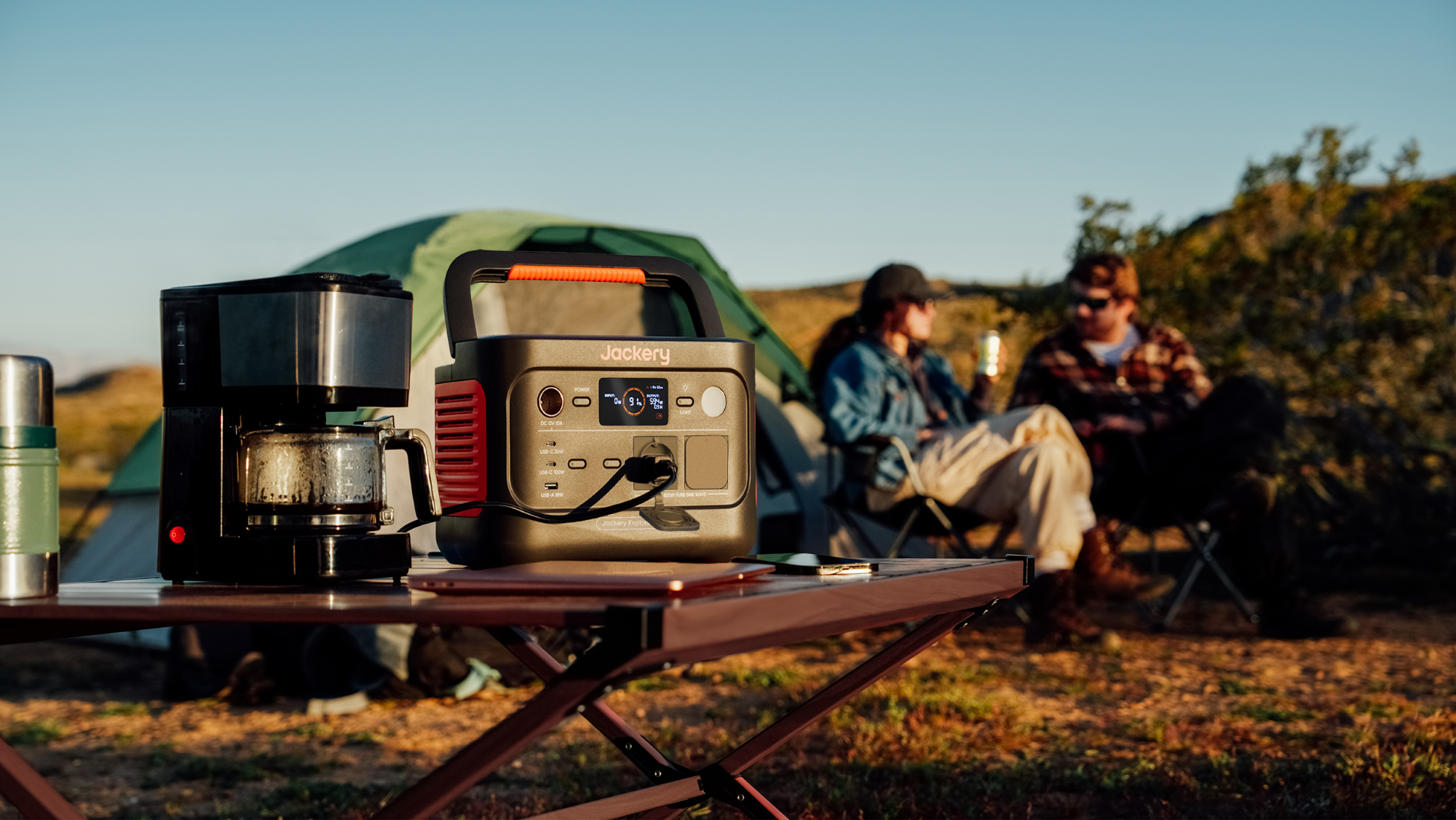 Generadores solares para acampar