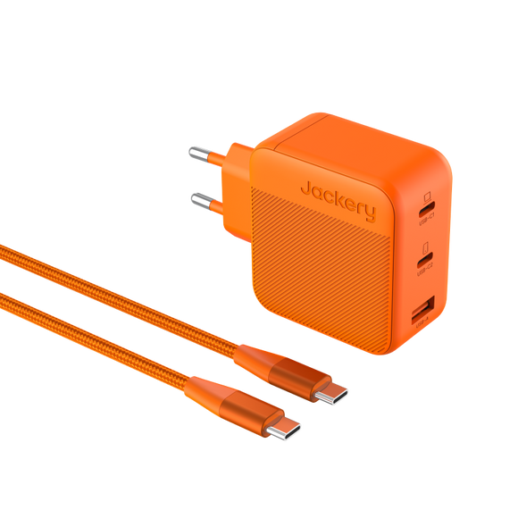 Jackery Cargador Rápido GaN de 102W con 3 Puertos