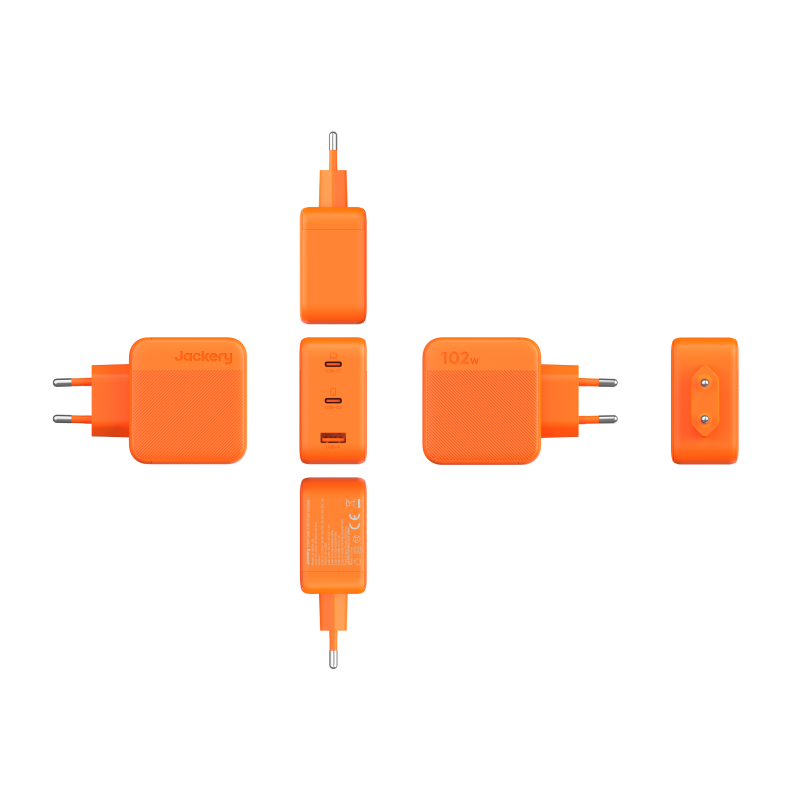 Jackery Cargador Rápido GaN de 102W con 3 Puertos