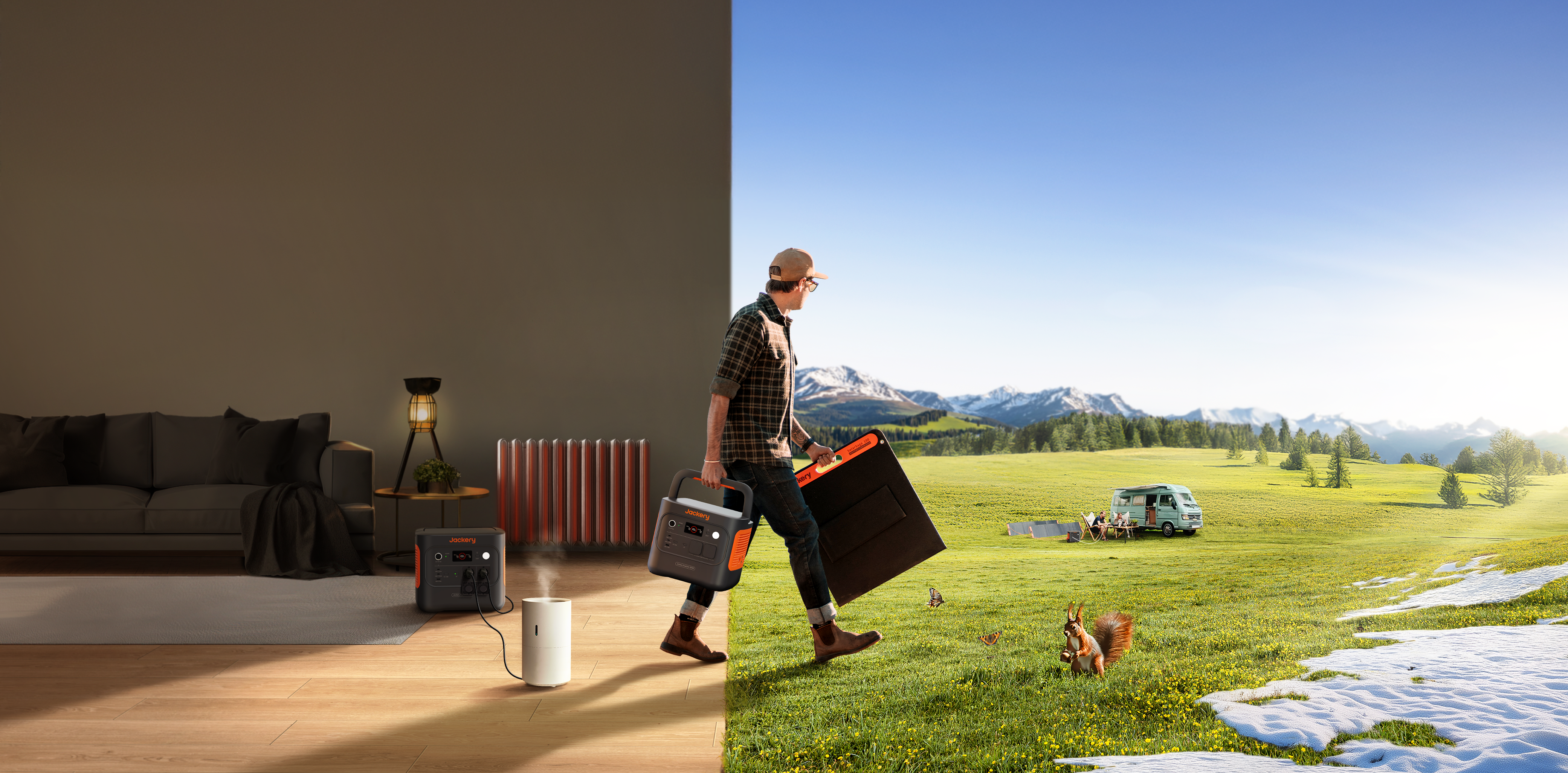 Generadores solares fiables para vivir fuera de la red