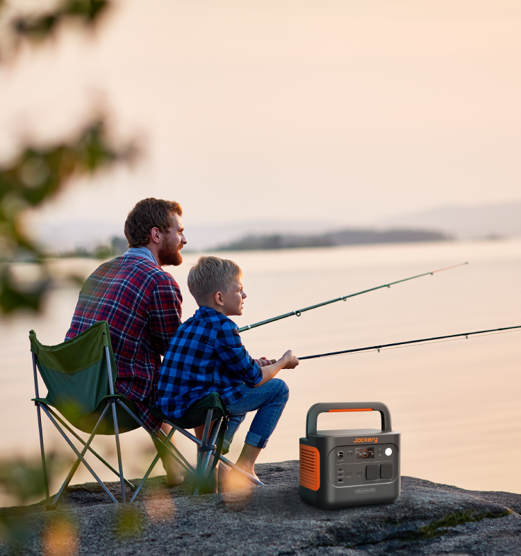 Generadores Solares Jackery para la Pesca